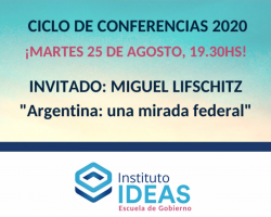 Conferencia: Miguel Lifschitz
