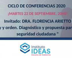 Conferencia: Florencia Arietto