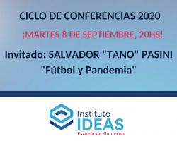Conferencia: Salvador “Tano” Pasani
