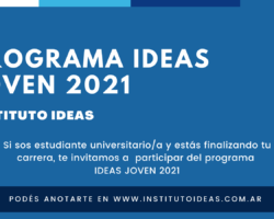 PROGRAMA IDEAS JOVEN 2021